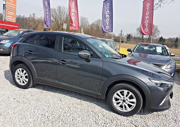 Mazda CX-3 cena 59900 przebieg: 65000, rok produkcji 2015 z Tczew małe 596